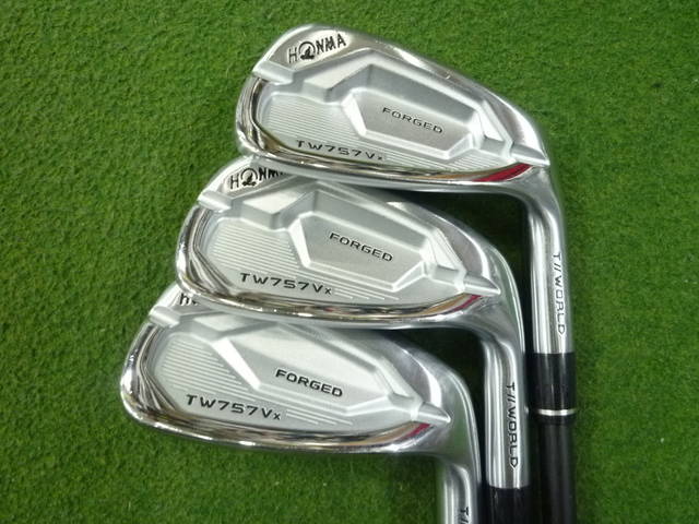 値下げ☆超美品☆HONMA TW757Vx アイアン 7本セット保証書付き 値下げ☆超美品☆HONMA TW757Vx アイアン 7本セット保証書付き