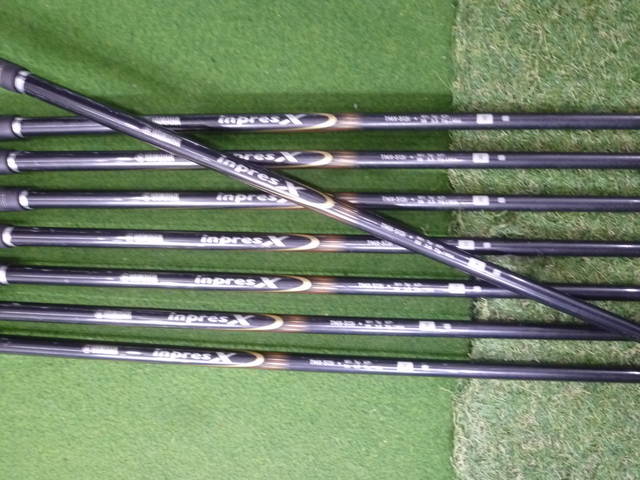 YAMAHA ヤマハ 中古アイアンセット inpres X Z CAVITY (2013) 8