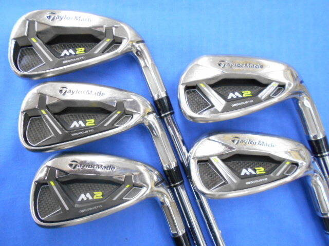 TaylorMade - テーラーメイド M2 2017 アイアン6本 #5-P (S)中古 TaylorMade テーラーメイド エムツー アイアンセット (2017) M2