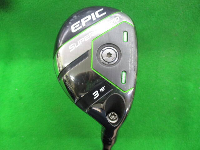 中古ゴルフ EPIC SUPER HYBRID #3(18°)の写真