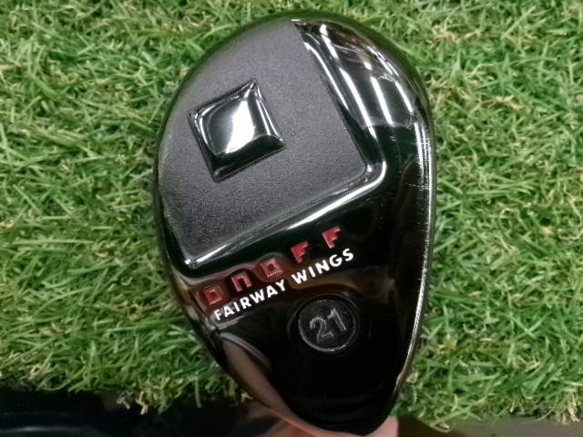 中古ゴルフ ONOFF FAIRWAY WINGS KURO 21゜の写真