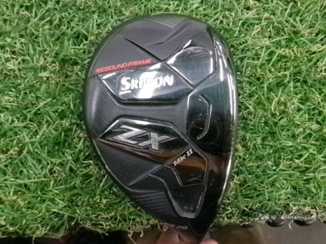 中古ゴルフ SRIXON ZX Mk II HYBRID #6(28°)の写真