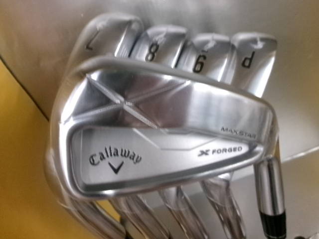 中古ゴルフ X FORGED MAX STAR  5本の写真