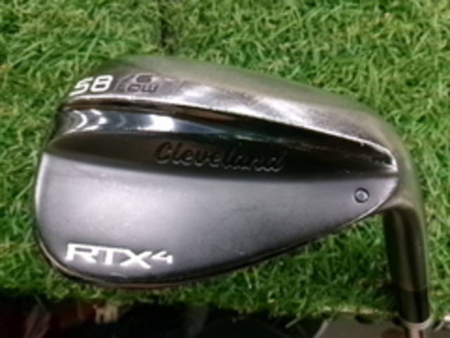 中古ゴルフ RTX4 ブラックサテン 58°-6°LOW