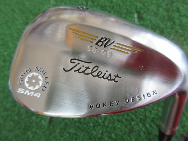 中古ゴルフ Vokey SPIN MILLED SM4 (T/C) 58゜-09の写真