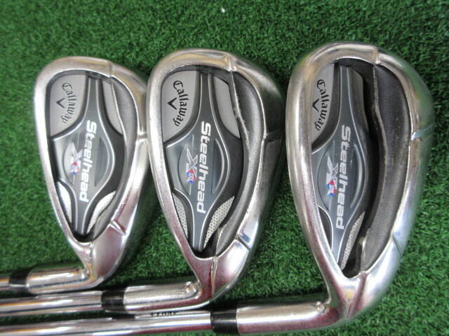 【コンビニ受取対応商品】 Callaway キャロウェイ 7本の XR Steelhead 中古アイアンセット クラブ