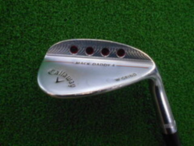 中古ゴルフ MACK DADDY 4 クロムメッキ W-GRIND 56゜-12