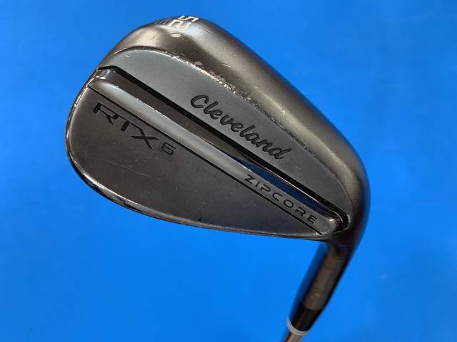 中古ゴルフ RTX6 ZIPCORE ブラックサテン 52°-10°MIDの写真
